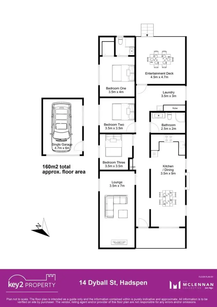 Floorplan of Homely house listing, 14 Dyball Street, Hadspen TAS 7290