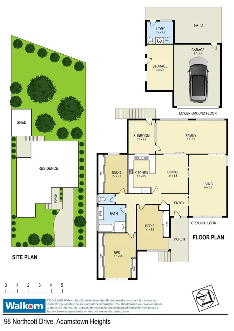 Floorplan of Homely house listing, 98 Northcott Drive, Adamstown Heights NSW 2289