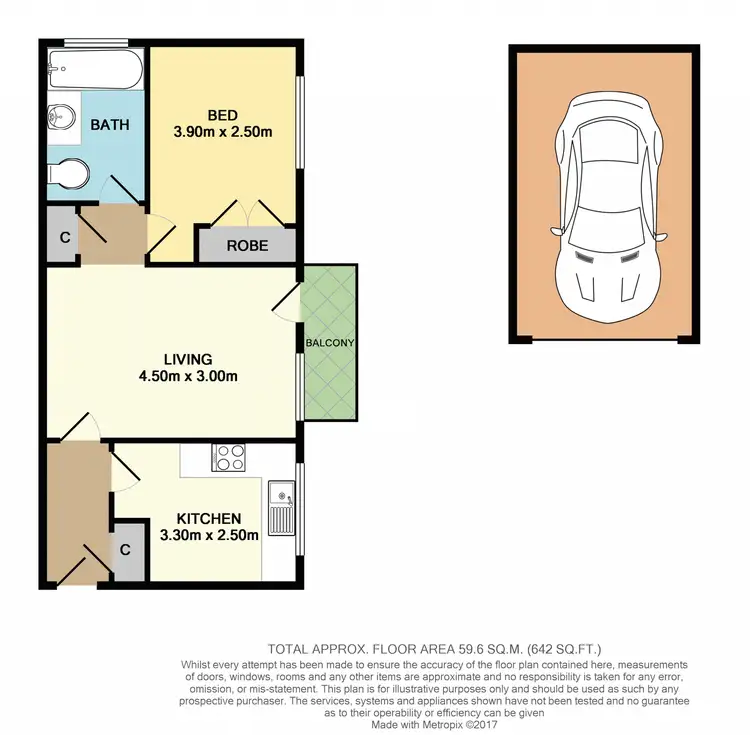 Floorplan of Homely flat listing, 117 Anderson Road, Albion VIC 3020