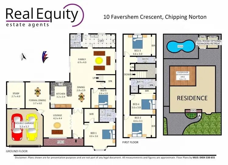 Floorplan of Homely house listing, 10 Faversham Crescent, Chipping Norton NSW 2170