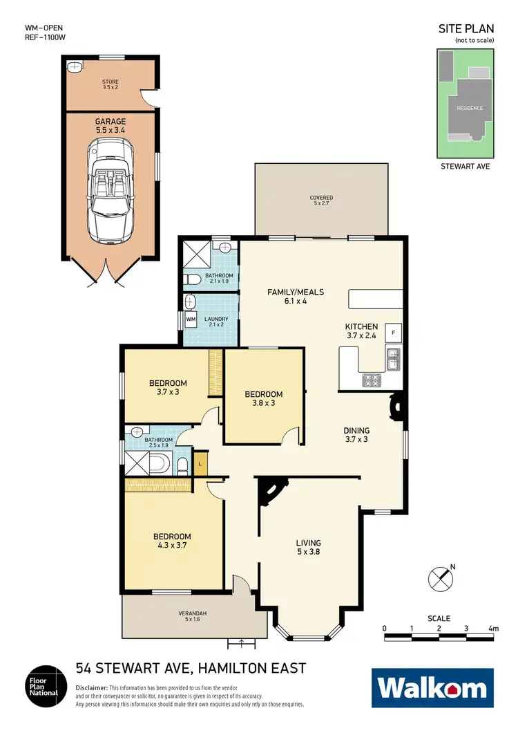 Floorplan of Homely house listing, 54 Stewart Avenue, Hamilton East NSW 2303