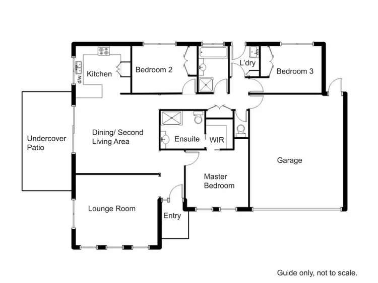 Floorplan of Homely unit listing, 18 Chong Court, Berwick VIC 3806