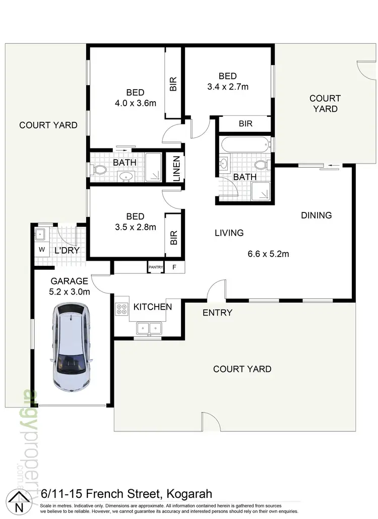Floorplan of Homely villa listing, 6/11-15 French Street, Kogarah NSW 2217