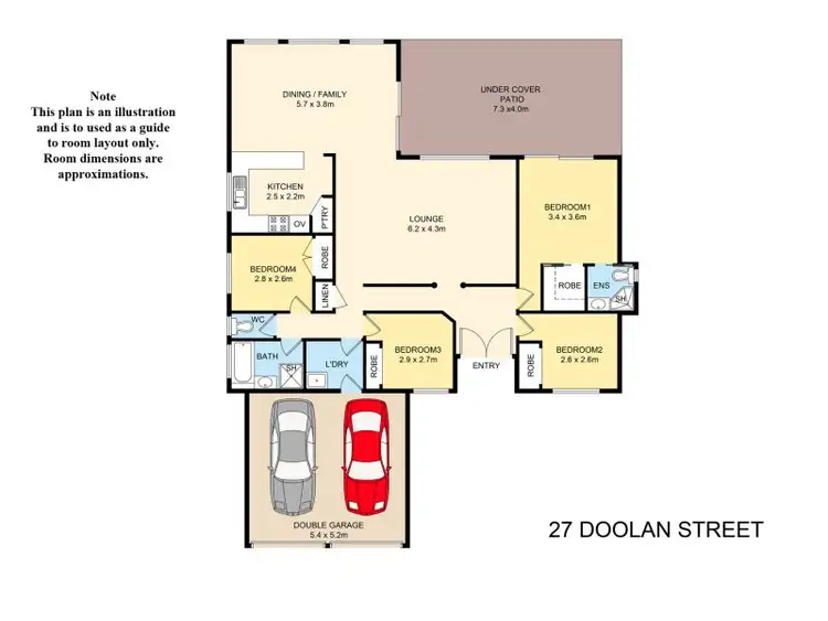 Floorplan of Homely house listing, 27 Doolan Street, Ormeau QLD 4208