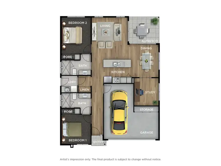 Floorplan of Homely retirement listing, 212/2 Koplick Road, Chambers Flat QLD 4133