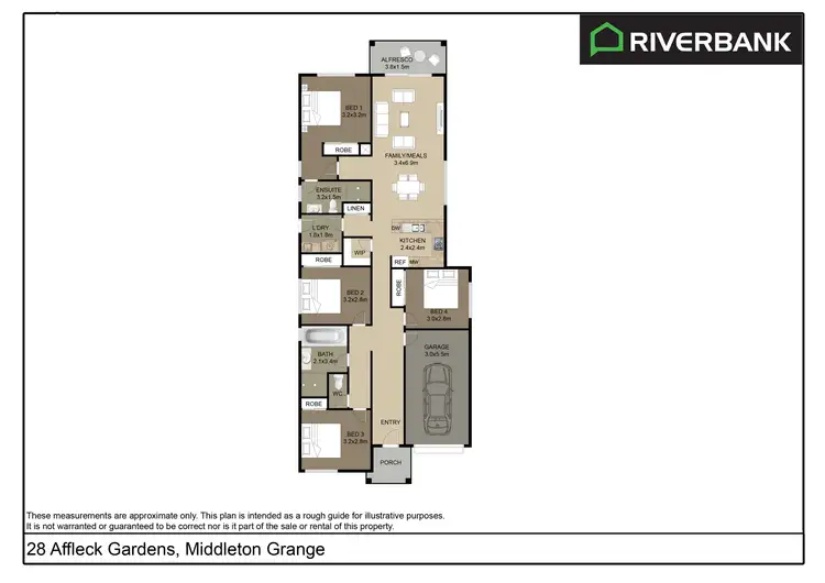 Floorplan of Homely house listing, 28 Affleck Gardens, Middleton Grange NSW 2171