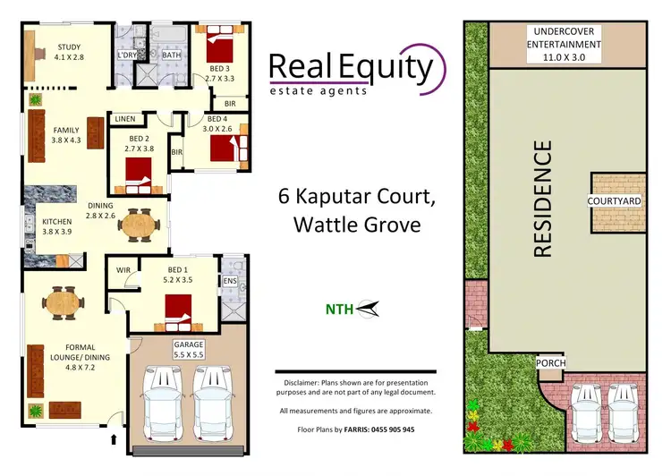 Floorplan of Homely house listing, 6 Kaputar Court, Wattle Grove NSW 2173
