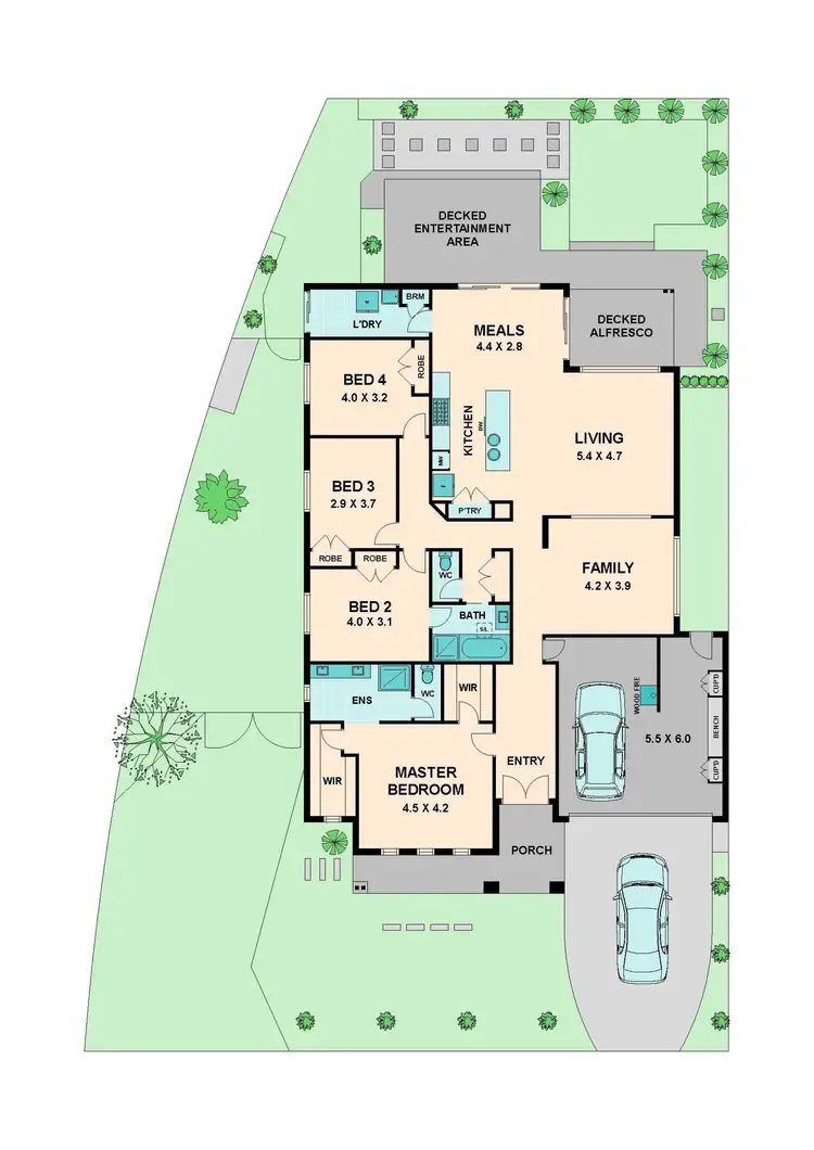 Floorplan of Homely house listing, 42 Richmond Street, Wallan VIC 3756