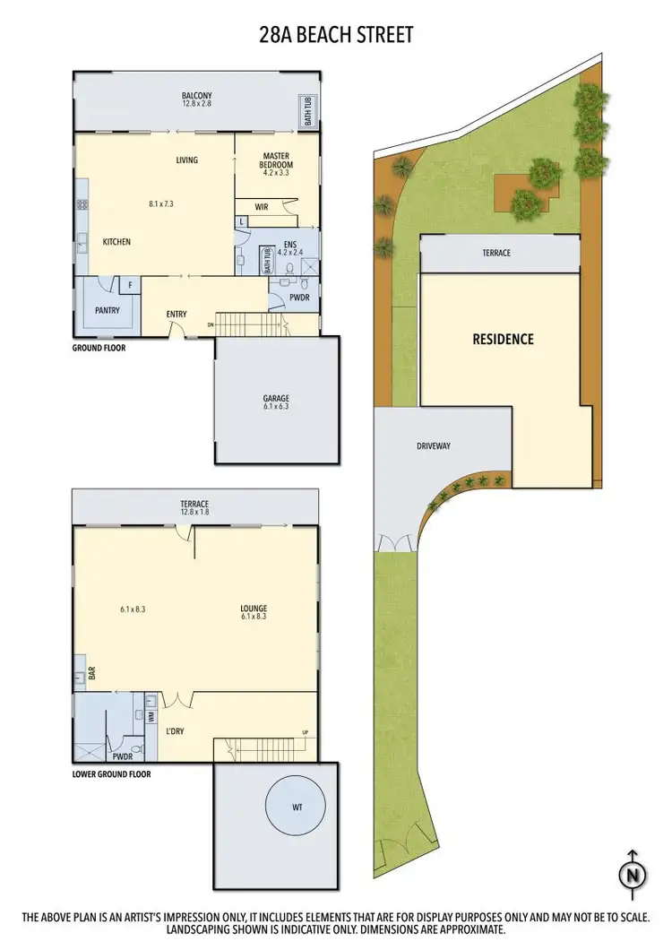 Floorplan of Homely house listing, 28A Beach Street, Cowes VIC 3922