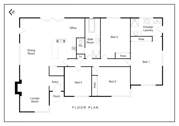 Floorplan of Homely house listing, 2 Ann Court, Shepparton VIC 3630