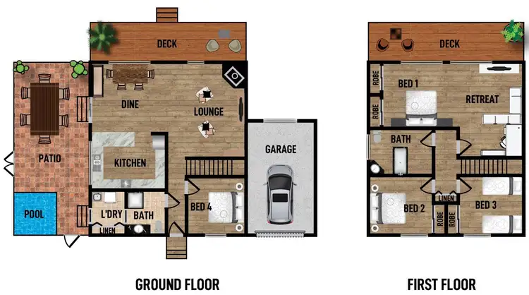 Floorplan of Homely rural property listing, 92 Melcer Road, Elliott Heads QLD 4670