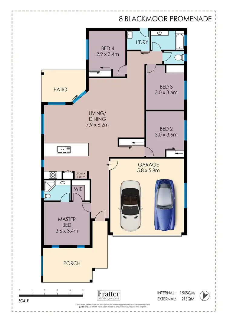 Floorplan of Homely house listing, 8 Blackmoor Promenade ' Greater Ascot', Shaw QLD 4818