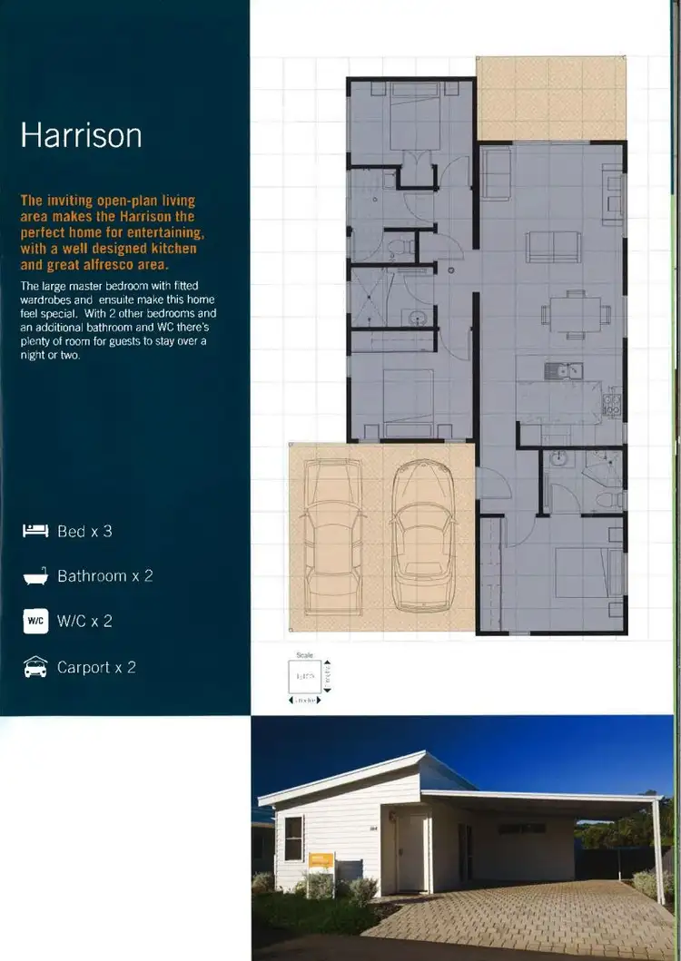 Floorplan of Homely retirement listing, 19/124 Sixty Eight Road, Baldivis WA 6171