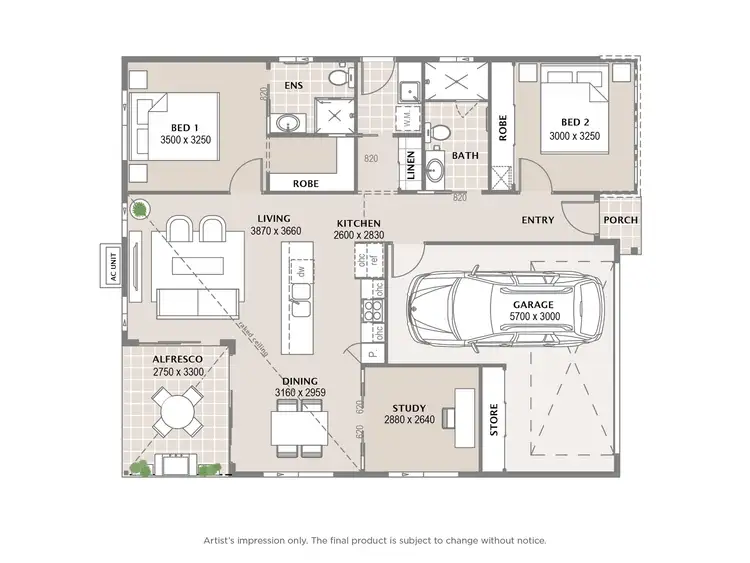 Floorplan of Homely retirement listing, 176/41 Radke Road, Bethania QLD 4205