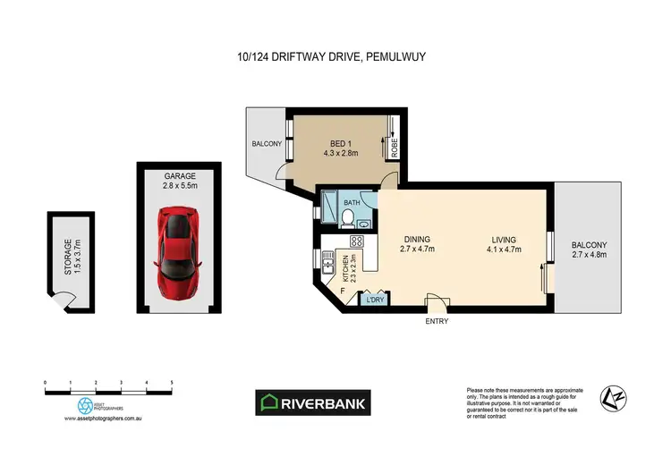 Floorplan of Homely unit listing, 10/124 Driftway Drive, Pemulwuy NSW 2145