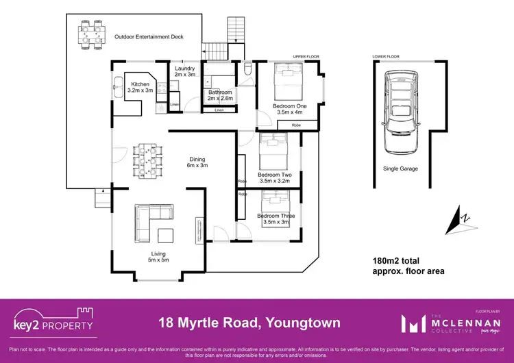 Floorplan of Homely house listing, 18 Myrtle Road, Youngtown TAS 7249
