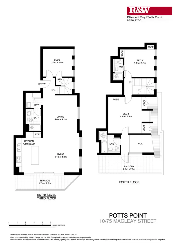 Floorplan of Homely apartment listing, 10/75 Macleay Street, Potts Point NSW 2011