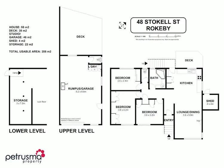Floorplan of Homely house listing, 48 Stokell Street, Rokeby TAS 7019