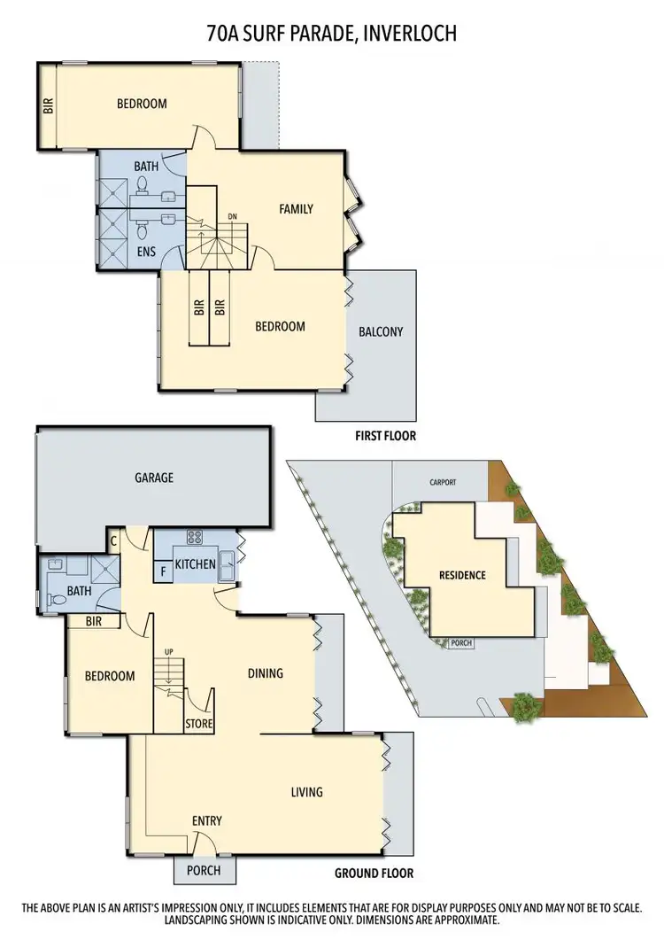 Floorplan of Homely house listing, 70A Surf Parade, Inverloch VIC 3996