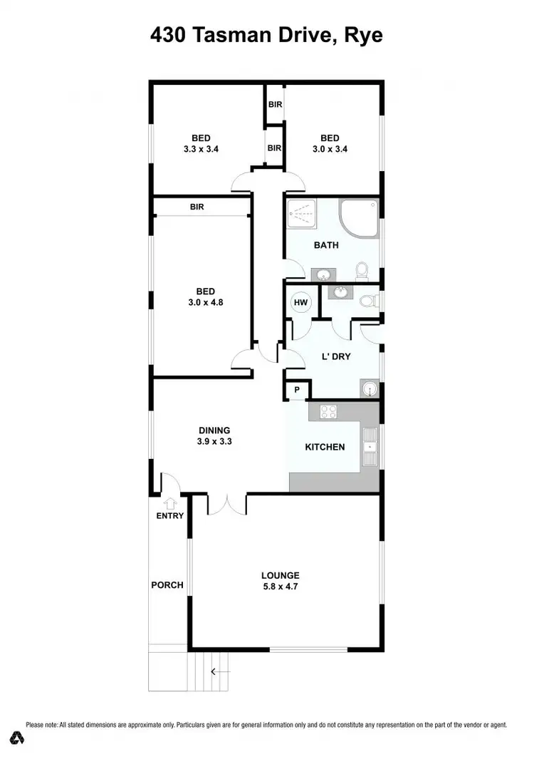 Floorplan of Homely house listing, 430 Tasman Drive, Rye VIC 3941