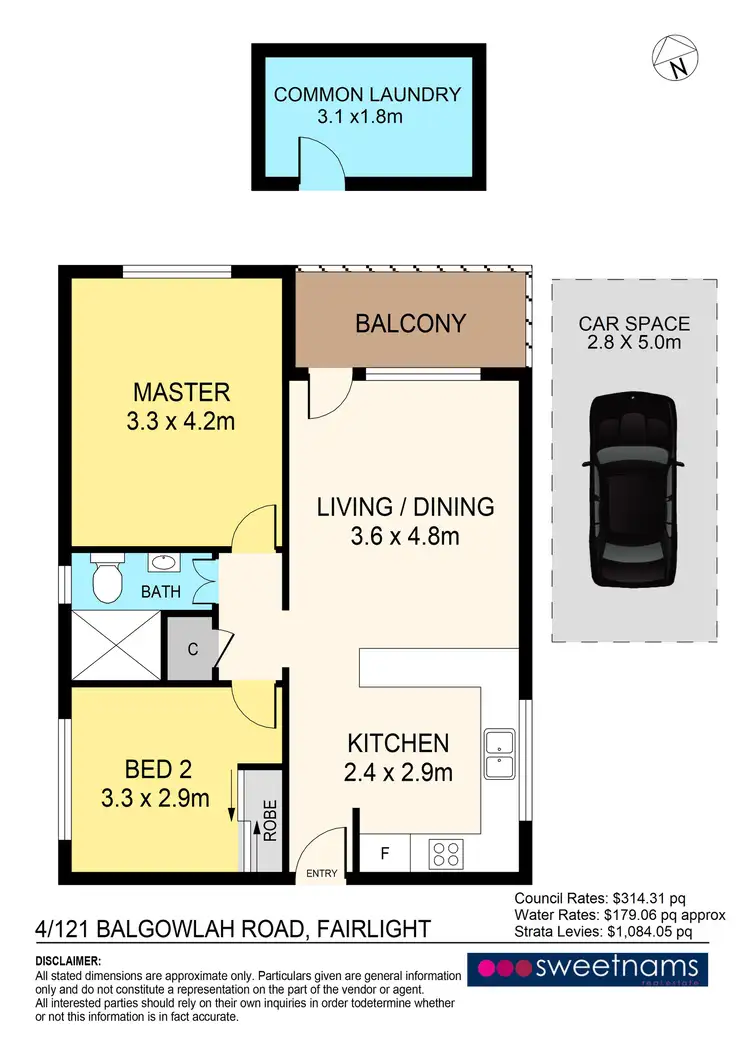 Floorplan of Homely apartment listing, 4/121 Balgowlah Road, Fairlight NSW 2094