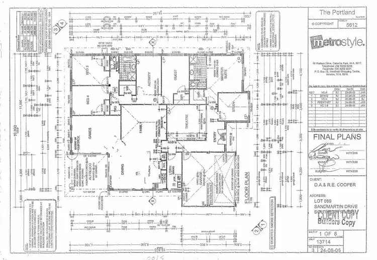 Floorplan of Homely house listing, 21 Sandmartin Drive, Southern River WA 6110