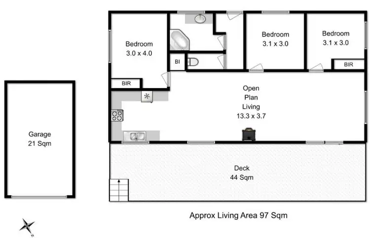 Floorplan of Homely house listing, 17 Cider Gum Road, Miena TAS 7030