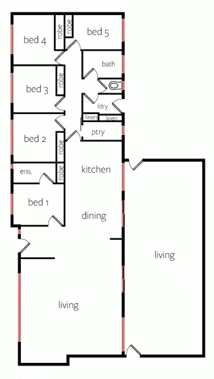 Floorplan of Homely house listing, 29 Nhill Road, Dimboola VIC 3414