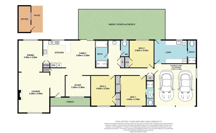 Floorplan of Homely rural property listing, 230 Luddenam Rd, Orchard Hills NSW 2748