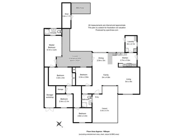Floorplan of Homely house listing, 241 Lewisham Scenic Drive, Lewisham TAS 7173