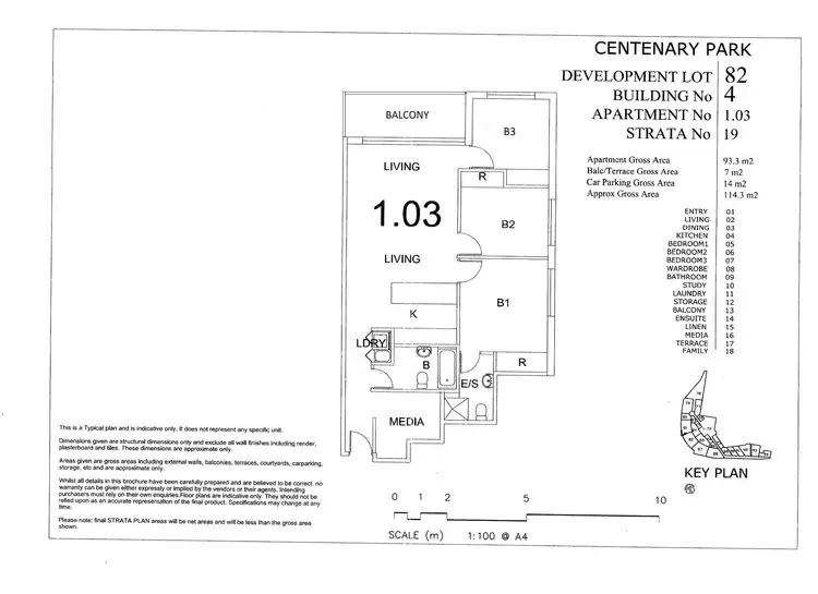 Floorplan of Homely apartment listing, Building I 103/81-86 Courallie Ave, Homebush West NSW 2140