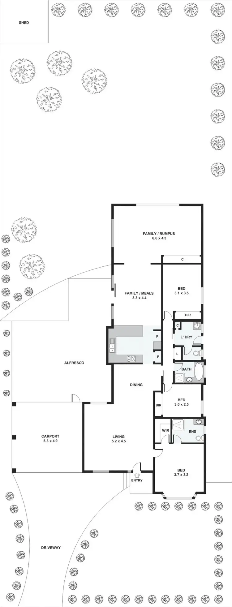 Floorplan of Homely house listing, 25 Toolimerin Avenue, Bayswater North VIC 3153