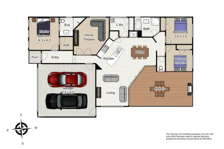Floorplan of Homely house listing, 13 Stocks Drive, Cranbourne West VIC 3977