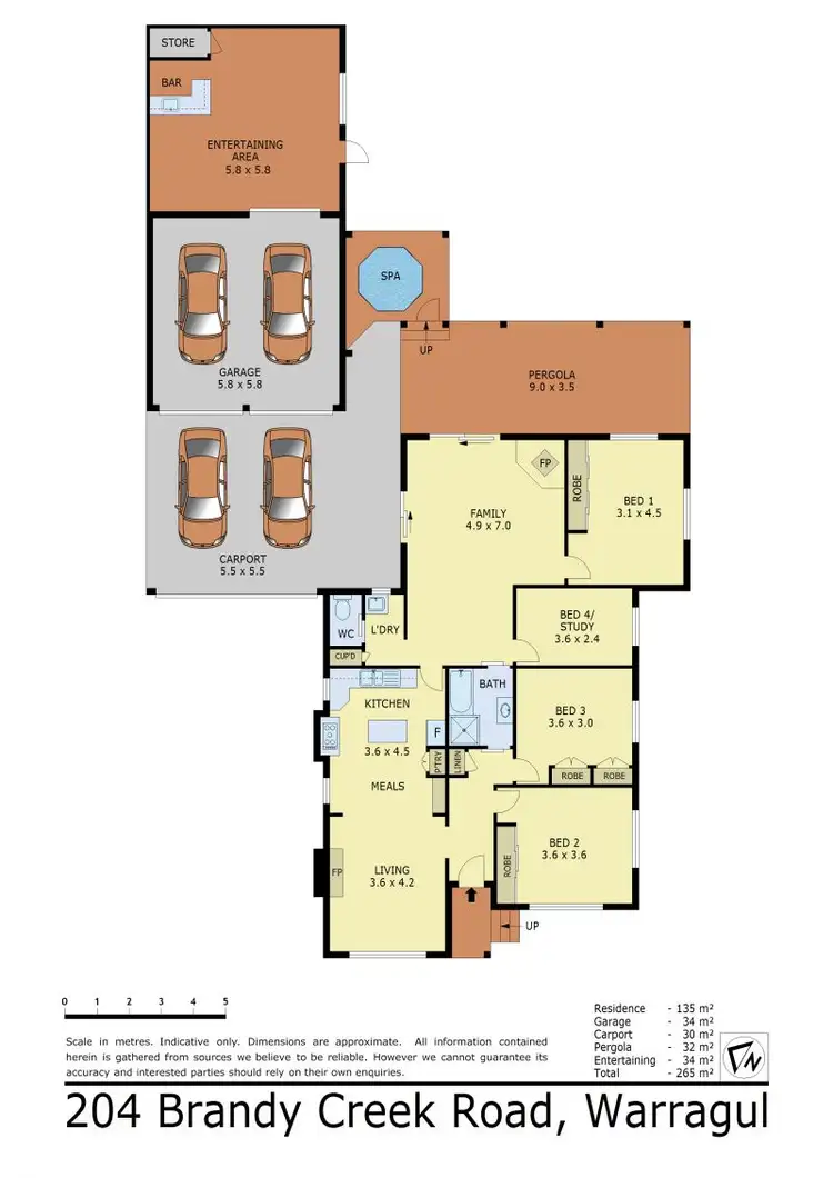 Floorplan of Homely house listing, 204 Brandy Creek Road, Warragul VIC 3820
