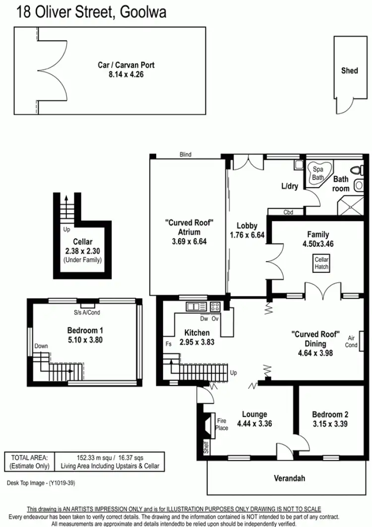 Floorplan of Homely house listing, 18 Oliver Street, Goolwa SA 5214