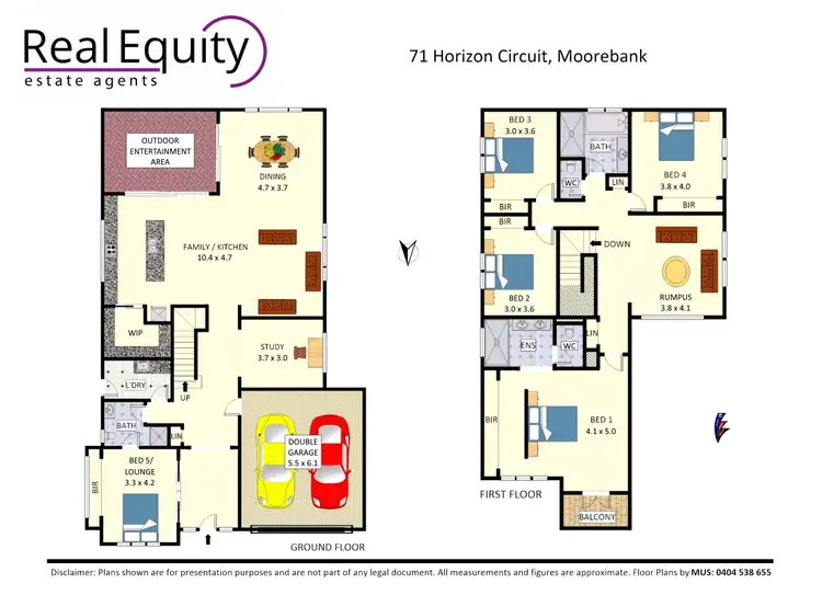 Floorplan of Homely house listing, 71 Horizon Circuit, Moorebank NSW 2170