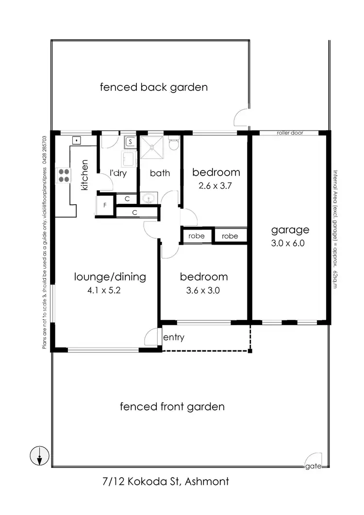 Floorplan of Homely unit listing, 7/12 Kokoda Street, Ashmont NSW 2650