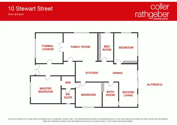 Floorplan of Homely house listing, 10 Stewart Street, Horsham VIC 3400