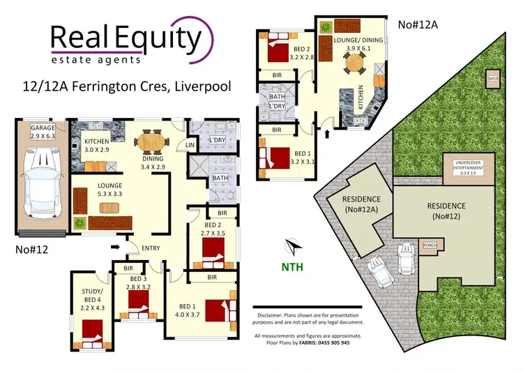 Floorplan of Homely house listing, 12 & 12a Ferrington Crescent, Liverpool NSW 2170