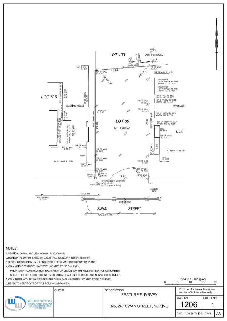 Floorplan of Homely land listing, 247 Swan St, Yokine WA 6060