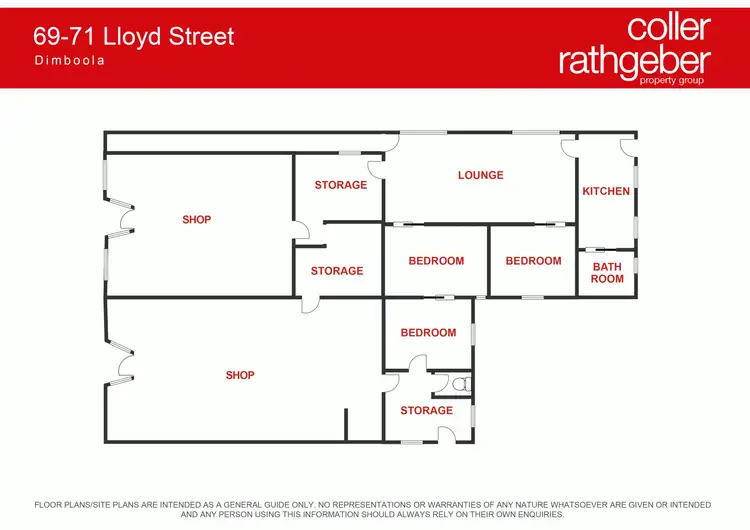 Floorplan of Homely house listing, 69-71 Lloyd Street, Dimboola VIC 3414