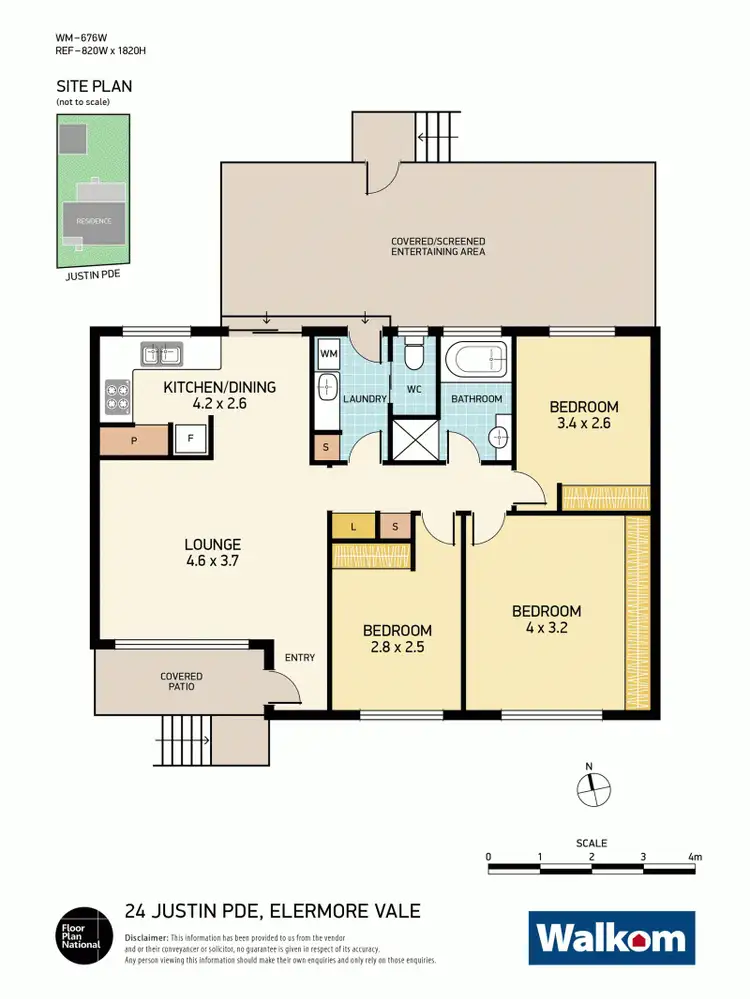 Floorplan of Homely house listing, 24 Justin Parade, Elermore Vale NSW 2287
