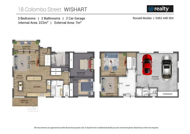 Floorplan of Homely house listing, 18 Colombo Street, Wishart QLD 4122