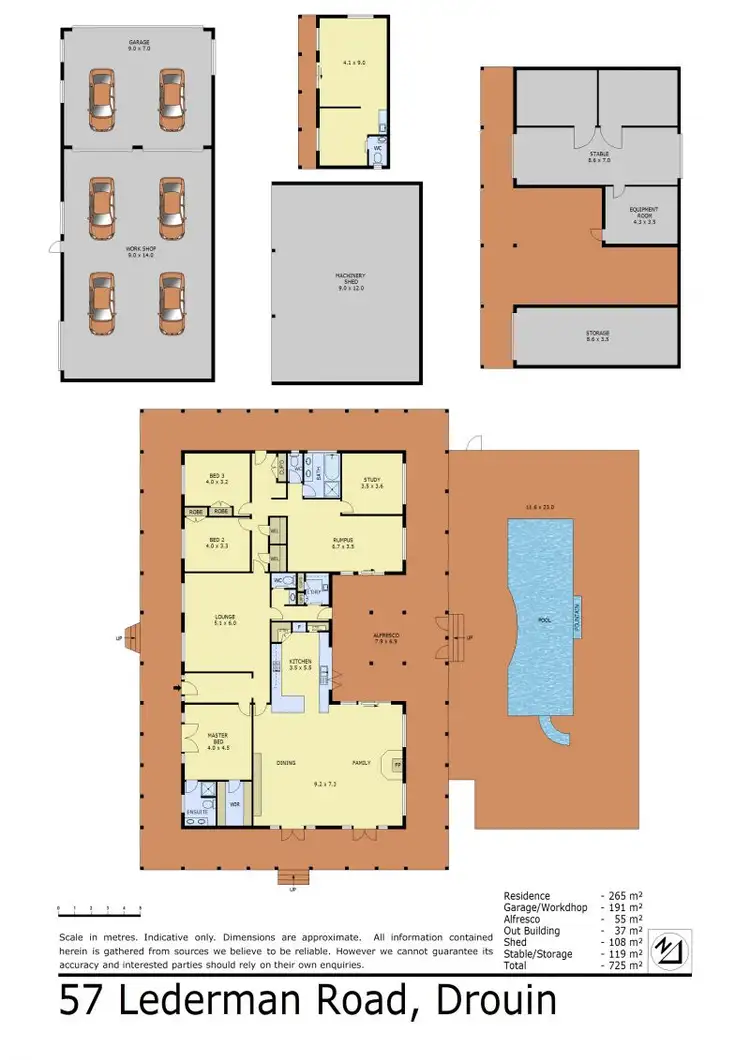 Floorplan of Homely rural property listing, 57 Lederman Road, Drouin VIC 3818