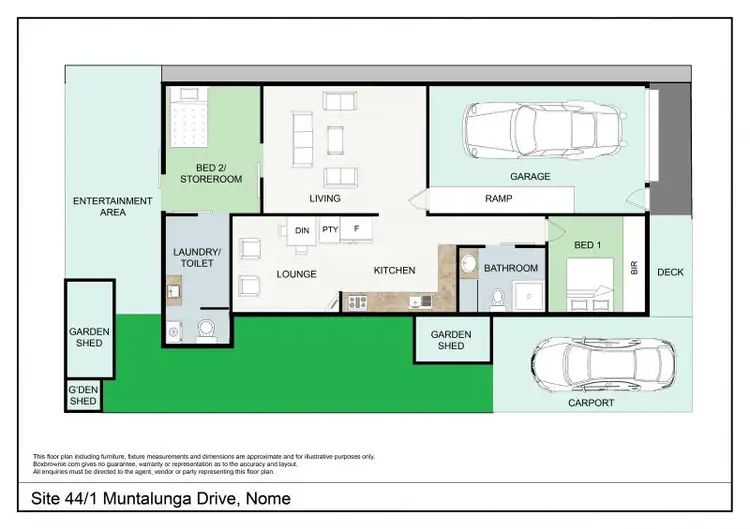 Floorplan of Homely house listing, Site 44/1 Muntalunga Drive, Nome QLD 4816