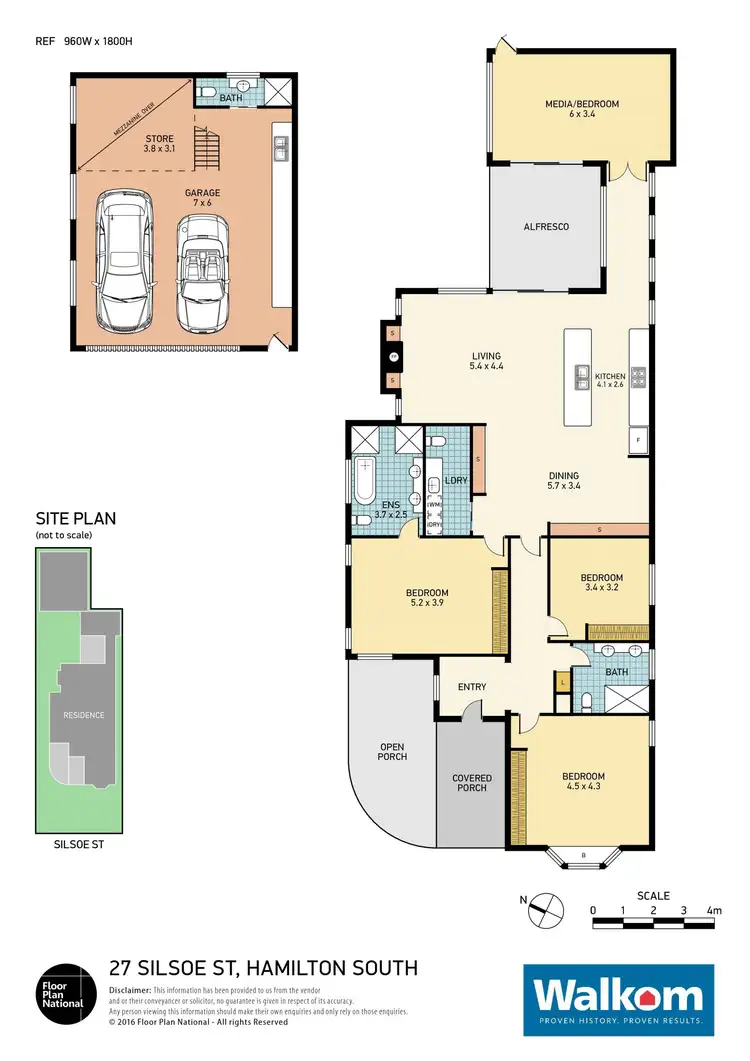 Floorplan of Homely house listing, 27 Silsoe Street, Hamilton South NSW 2303
