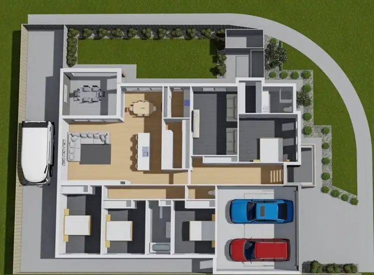 Floorplan of Homely house listing, 68 Waterlink Esp, Horsham VIC 3400