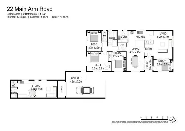 Floorplan of Homely house listing, 22 Main Arm Road, Mullumbimby NSW 2482