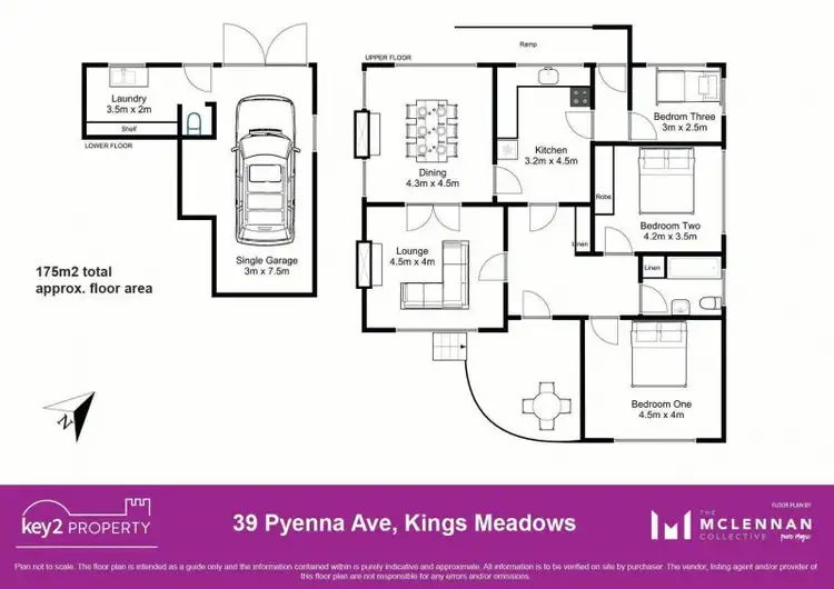 Floorplan of Homely house listing, 39 Pyenna Avenue, Kings Meadows TAS 7249