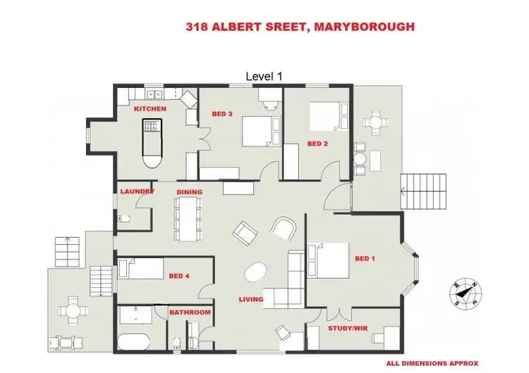 Floorplan of Homely house listing, 318 Albert Street, Maryborough QLD 4650